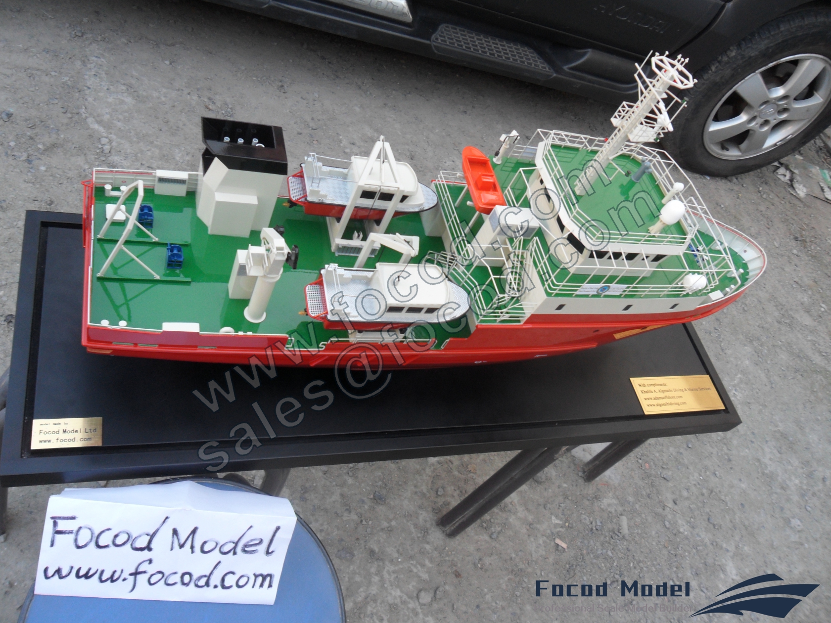 custom made model of SULTAN43米近海勘测船